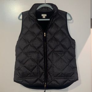 J.Crew Down Quilted Vest sz M